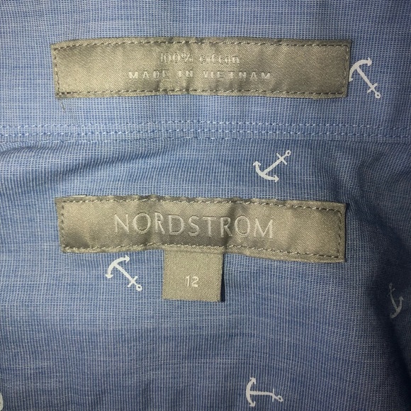 Boys Button Down - Nordstrom- Size 12 - Picture 5 of 5